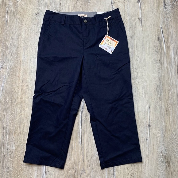 Dockers Blue Khaki Capri Pants - Picture 1 of 6